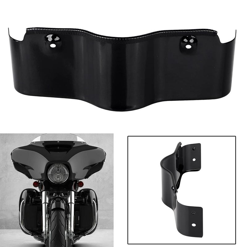 XMMT تنورة XMMT سوداء اللون بجناح الخفّاش الخارجي هدية سفلية لدراجة Harley Touring Street Glide FLHX 2006-2013 Electra Glide FLHT 1996-2013 - Image 2